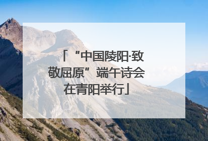 “中国陵阳·致敬屈原”端午诗会在青阳举行