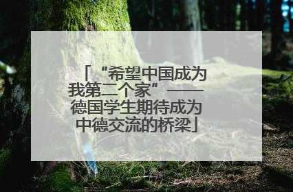 “希望中国成为我第二个家”——德国学生期待成为中德交流的桥梁
