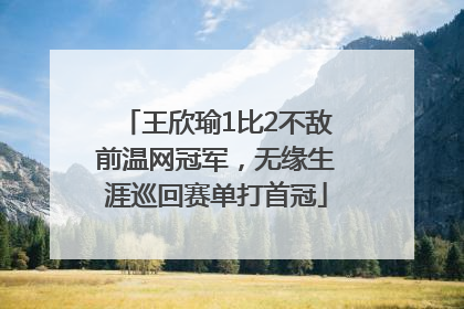 王欣瑜1比2不敌前温网冠军，无缘生涯巡回赛单打首冠