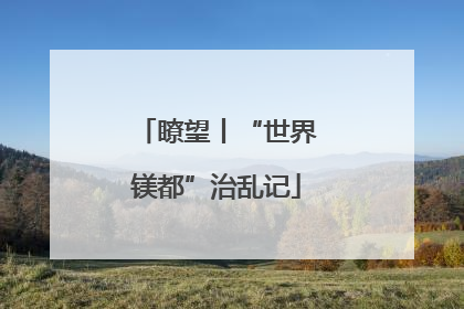 瞭望丨“世界镁都”治乱记