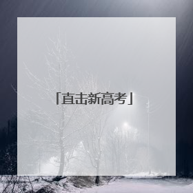 直击新高考