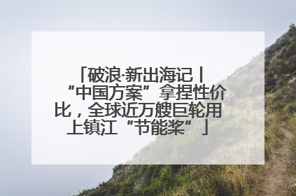 破浪·新出海记丨 “中国方案”拿捏性价比，全球近万艘巨轮用上镇江“节能桨”