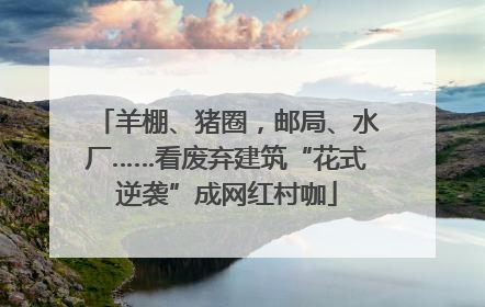 羊棚、猪圈，邮局、水厂……看废弃建筑“花式逆袭”成网红村咖