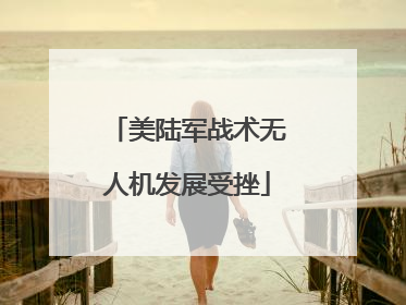 美陆军战术无人机发展受挫