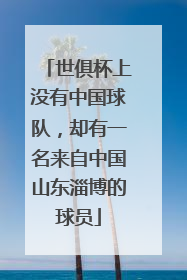 世俱杯上没有中国球队，却有一名来自中国山东淄博的球员