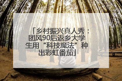 乡村振兴真人秀：团风90后返乡大学生用“科技魔法”种出彩虹番茄