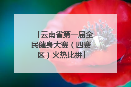 云南省第一届全民健身大赛（四赛区）火热比拼