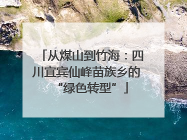 从煤山到竹海：四川宜宾仙峰苗族乡的“绿色转型”