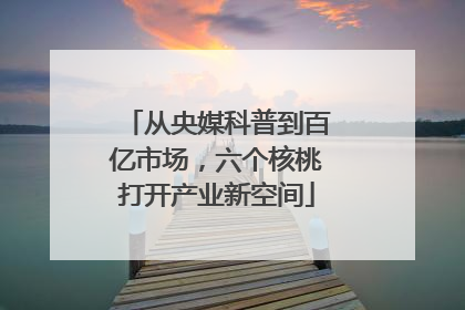 从央媒科普到百亿市场，六个核桃打开产业新空间