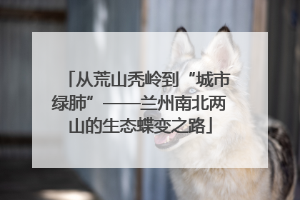 从荒山秃岭到“城市绿肺”——兰州南北两山的生态蝶变之路