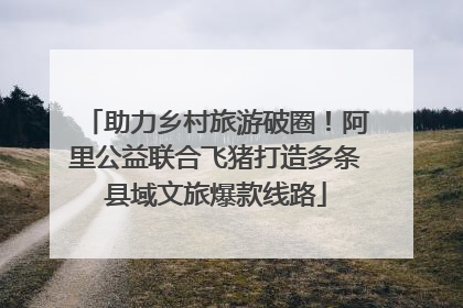 助力乡村旅游破圈！阿里公益联合飞猪打造多条县域文旅爆款线路