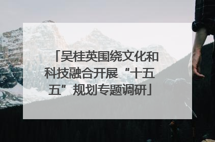 吴桂英围绕文化和科技融合开展“十五五”规划专题调研