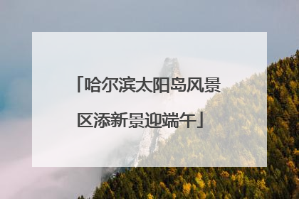 哈尔滨太阳岛风景区添新景迎端午