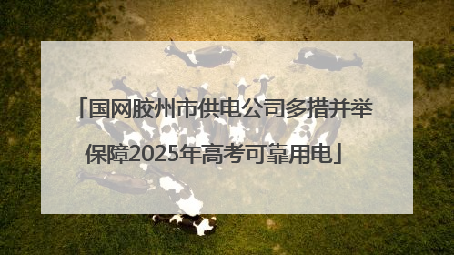 国网胶州市供电公司多措并举保障2025年高考可靠用电