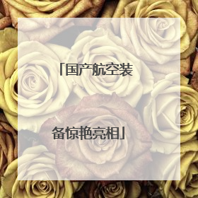 国产航空装备惊艳亮相