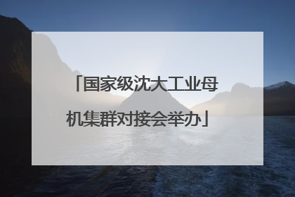 国家级沈大工业母机集群对接会举办