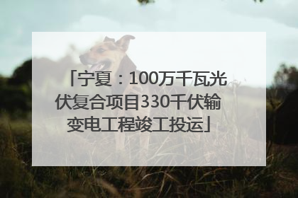 宁夏：100万千瓦光伏复合项目330千伏输变电工程竣工投运