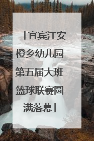 宜宾江安橙乡幼儿园第五届大班篮球联赛圆满落幕