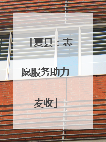 夏县：志愿服务助力麦收