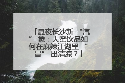 夏夜长沙新 “汽” 象：大窑饮品如何在麻辣江湖里 “冒” 出清凉？