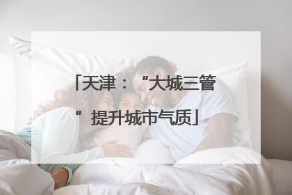 天津：“大城三管”提升城市气质