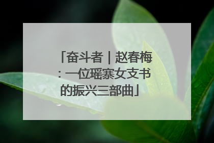 奋斗者｜赵春梅：一位瑶寨女支书的振兴三部曲