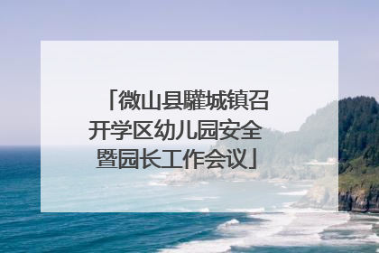微山县驩城镇召开学区幼儿园安全暨园长工作会议