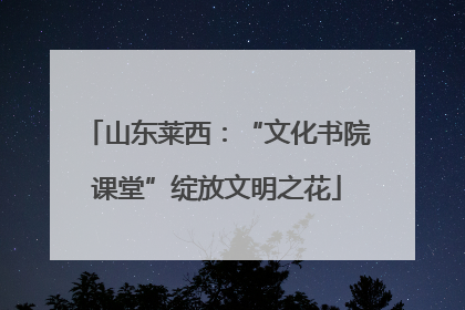 山东莱西：“文化书院课堂”绽放文明之花