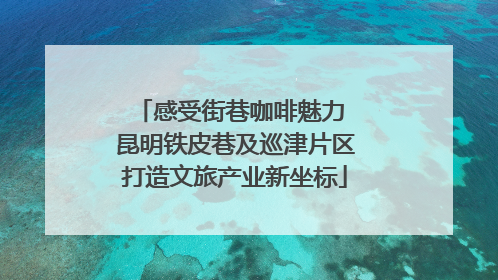 感受街巷咖啡魅力 昆明铁皮巷及巡津片区打造文旅产业新坐标
