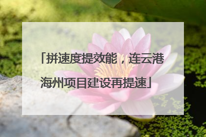 拼速度提效能，连云港海州项目建设再提速