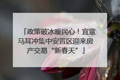 政策破冰暖民心！宜章马耳冲集中安置区迎来房产交易“新春天”