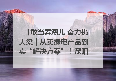 敢当弄潮儿 奋力挑大梁｜从卖绿电产品到卖“解决方案”！溧阳立足产业优势建成五大微电网示范项目