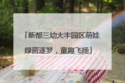 新都三幼大丰园区萌娃绿茵逐梦，童趣飞扬