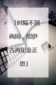 时隔不到两周，绍伊古再见金正恩