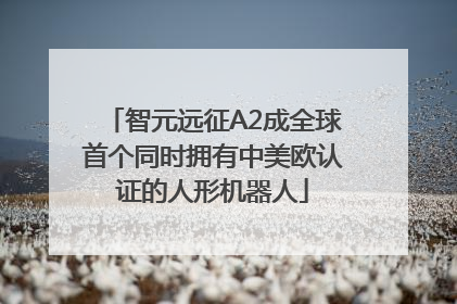 智元远征A2成全球首个同时拥有中美欧认证的人形机器人