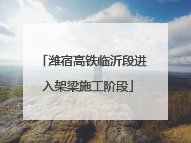 潍宿高铁临沂段进入架梁施工阶段