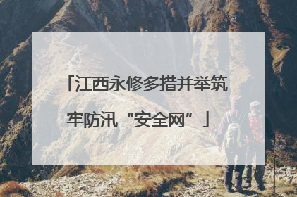 江西永修多措并举筑牢防汛“安全网”