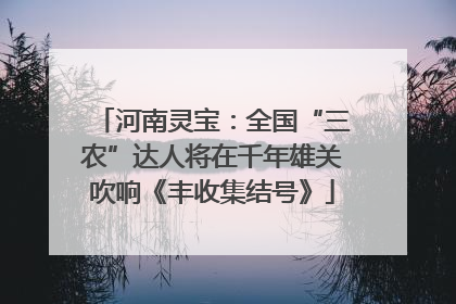 河南灵宝：全国“三农”达人将在千年雄关吹响《丰收集结号》