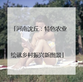 河南沈丘：特色农业绘就乡村振兴新图景