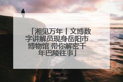 湘见万年丨文博数字讲解员现身岳阳市博物馆 带你解密千年巴陵往事