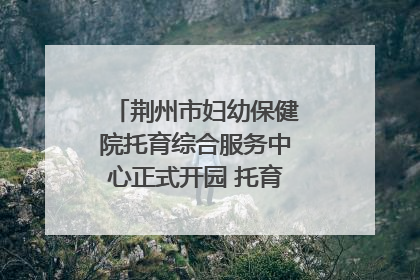 荆州市妇幼保健院托育综合服务中心正式开园 托育宣传月同步启动