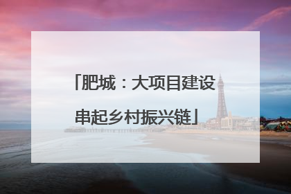 肥城：大项目建设串起乡村振兴链