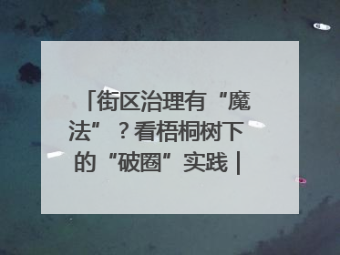 街区治理有“魔法”？看梧桐树下的“破圈”实践｜我在街区当书记