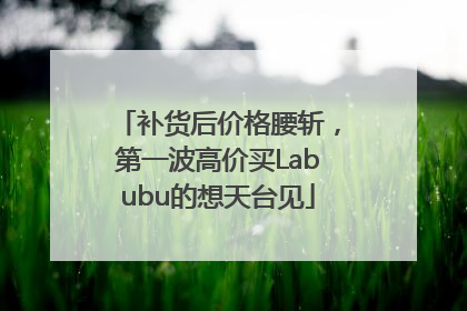 补货后价格腰斩，第一波高价买Labubu的想天台见