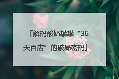 解码酸奶罐罐“36天百店”的破局密码