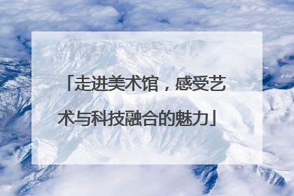 走进美术馆，感受艺术与科技融合的魅力