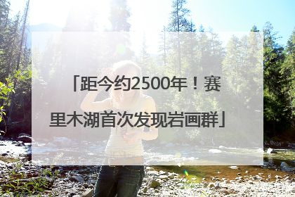 距今约2500年！赛里木湖首次发现岩画群