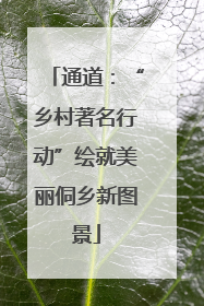 通道：“乡村著名行动”绘就美丽侗乡新图景