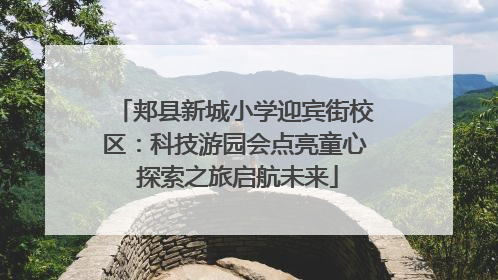 郏县新城小学迎宾街校区：科技游园会点亮童心 探索之旅启航未来