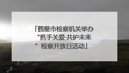 鹤壁市检察机关举办“携手关爱·共护未来”检察开放日活动